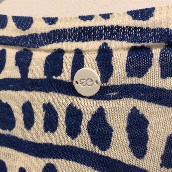 Escada Sport Santam Fantasy Printed Short-Sleeve Cardigan - Picture 7 of 9